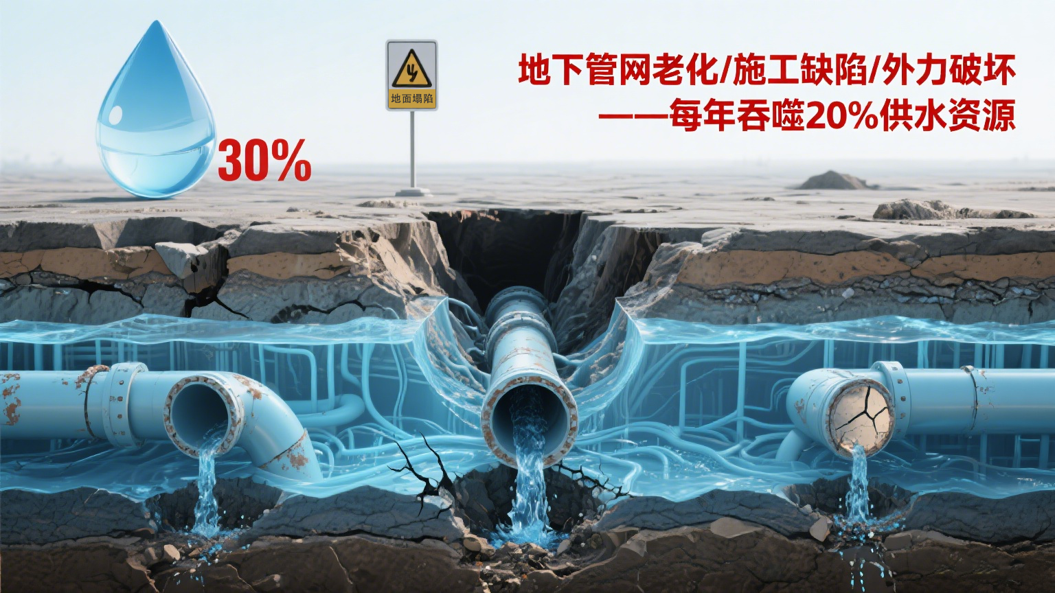 智能檢測技術(shù)守護(hù)城市“生命線”：供水管道安全運行新方案